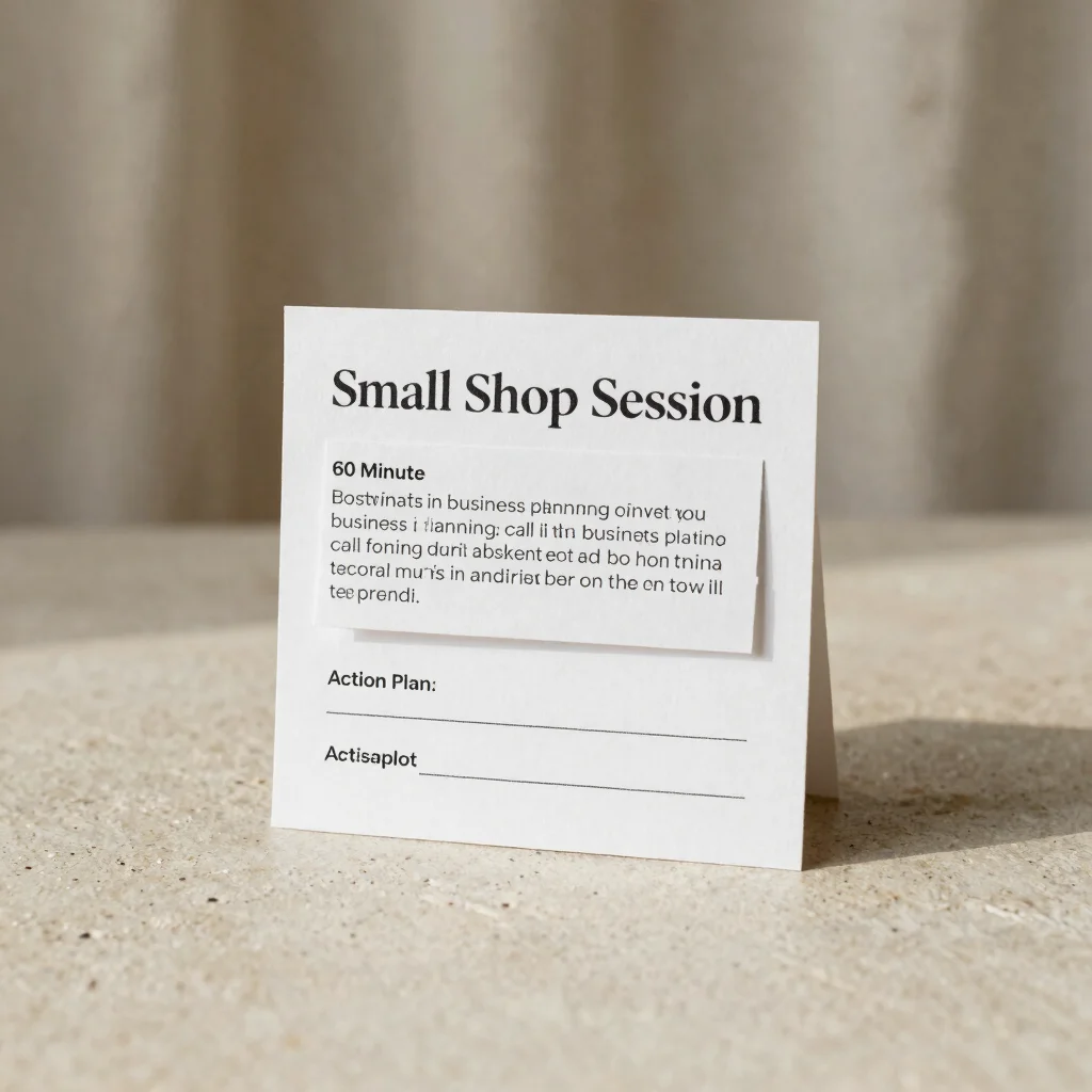 Small Shop Session